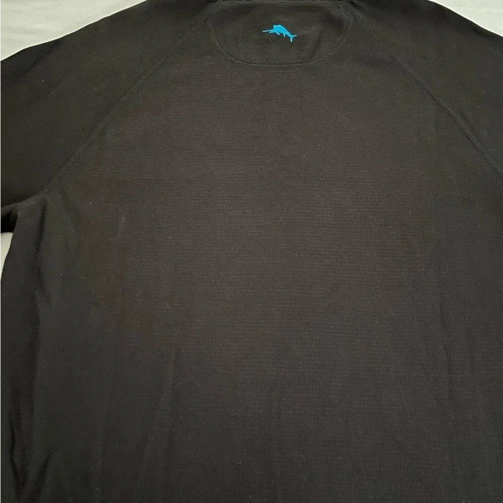 Tommy Bahama Men’s NFL Carolina Panthers half zip reversible sweater Medium - Picture 5 of 5